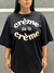 T-shirt oversized Crème - comprar online