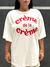 T-shirt oversized Crème - Pine Pine