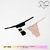 1502P - TANGA REGULABLE BASICA LISA - PACK X 3