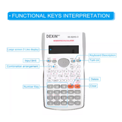 Calculadora Cientifica 240 Funciones Gris - tienda online