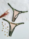 Calcinha Tule - Personalizada Verde - comprar online