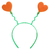 VINCHA FLUO CORAZON CHICA - comprar online
