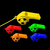 SILBATO PELOTA COLORES FLUO X 12U - YJ0058 (107426) - comprar online