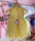 VESTIDO MILENA BUSTO BORDADO MANGA PRINCESA
