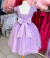 VESTIDO LETICIA LILAS BUSTO GARDENIA C/ BORBOLETA na internet