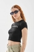 Baby Tee "Aurora" Negra - comprar online