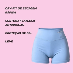 Short Fitness Azul Influencer - Influencers Fitness