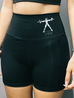 Short Fitness Preto Influencer - Influencers Fitness