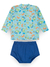 Imagem do Kit 4 Conjunto Uv Infantil Blusa Menino Proteção Solar Bebê Moda Praia