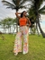 TUBE TOP - VISCOLYCRA LARANJA