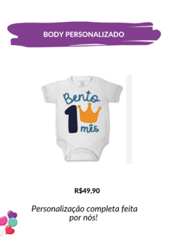Boby Personalizado - comprar online