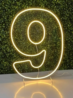Locação número 9 LED