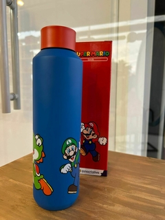 Garrafa Térmica Acqua 600ml Turma Do Mario - Zona Criativa