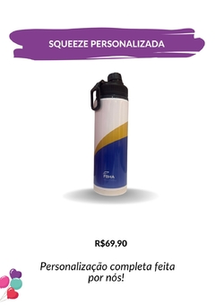 Squeeze de alumínio Com Tampa Emborrachada 750ml - comprar online