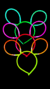 VINCHA FLUO OREJAS DE NEON