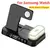 Imagem do Carregador sem fio Stand Pad para iPhone, 3 em 1, Despertador, Luz Noturna, Estação de Carregamento