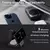 Carregador rápido sem fio dobrável para viagens, suporte do carregador MagSafe - Rejaca
