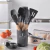 Kit Colher Silicone para Cozinha, BPA Antiferrugem, Madeira Conjunto de Utensíl - comprar online
