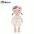 Metoo-Kawaii Angela Rabbit Plush Toys para crianças, boneca Flower Fairy, bebê na internet