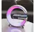 Luminária Mini Speaker Rgb Bluetooth Carregamento por Indução e Relógio