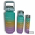 kit 3 Garrafa 2000ml de Água com Adesivos 3D Motivacional em inglês Squeeze - HVSTORE