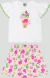 CONJUNTO BLUSA MALHA E SAIA COTTON COM SHORT MALHA 000101 BRANCO ESPECIAL - comprar online