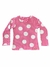 CAMISETA MANGA LONGA RIBANA ROSA BOLAS na internet
