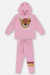 CONJUNTO BLUSAO MOLETOM E LEGGING MOLECOTTON - 132809 ROSA DREAMS na internet