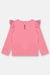 BLUSA MANGA LONGA EM MEIA MALHA PINK NEON - comprar online