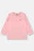 CAMISETA MANGA LONGA EM MALHA TERMICA ROSA CLARO