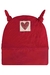 TOUCA EM SUEDINE U 191763 VERMELHO