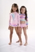 Biquíni Cropped Ondas Coloridas - LOU Infantil
