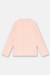 BLUSA MANGA LONGA EM RIBANA CANELADA 131406 ROSA NUVEM
