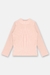 BLUSA MANGA LONGA EM RIBANA CANELADA 131406 ROSA NUVEM - comprar online