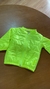 Jaqueta Puffa e Meia Malha - Amarelo Fluor - comprar online