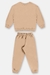 CONJUNTO BLUSAO E CALCA MOLECOTTON SUSTENTÁVEL MARROM CURRY - comprar online