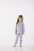 PIJAMA BLUSA E CALCA EM SUEDINE ABSTRATO 2215