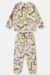 PIJAMA BLUSA E CALCA EM SUEDINE ABSTRATO 2210 - comprar online