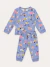 PIJAMA BLUSA E CALCA EM SUEDINE ABSTRATO 2215 - LOU Infantil