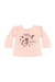 BLUSA MANGA LONGA EM COTTON 131406 ROSA NUVEM - loja online