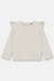 BLUSA MANGA LONGA EM MEIA MALHA NATURAL