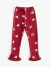CALÇA LOU BORDO ESTAMPA GATOS C/BABADO NO PUNHO