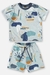 Conjunto Sunset Azul/Laranja