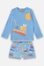 Conjunto Camiseta e Sunga Boxer Gato Surf