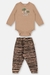 CONJUNTO BODY E CALCA EM SUEDINE - CAQUI BRUSH - comprar online