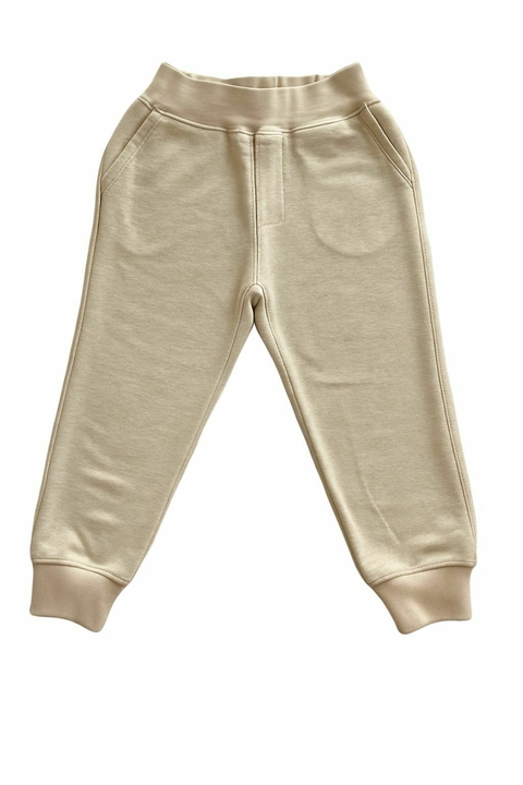 Calça Lou Moletom Confort Bege Mescla - comprar online