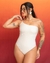 maio - maiô perolado- piscina - blube - praia - moda praia - maiô branco - maiô para gordinhas - moda plussize - moda plus _ moda praia plus size 