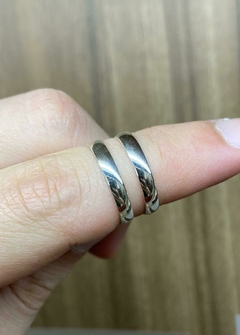 Aliança Prata Lisa 3mm ALP474 (LEIA A DESCRIÇÃO) - loja online