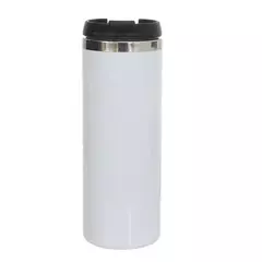 Copo Térmico Clean Inox Branco Com Tampa 550ml na internet