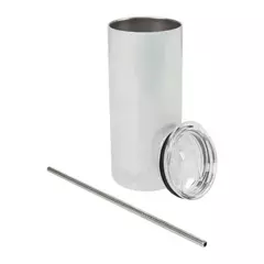 Copo Inox Com Tampa E Canudo Para Sublimação de 450ml - comprar online